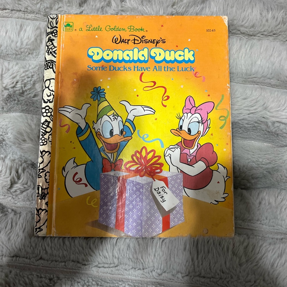 💙 Disney’s Donald Duck Some Ducks Have All the Luck A Little Golden Book